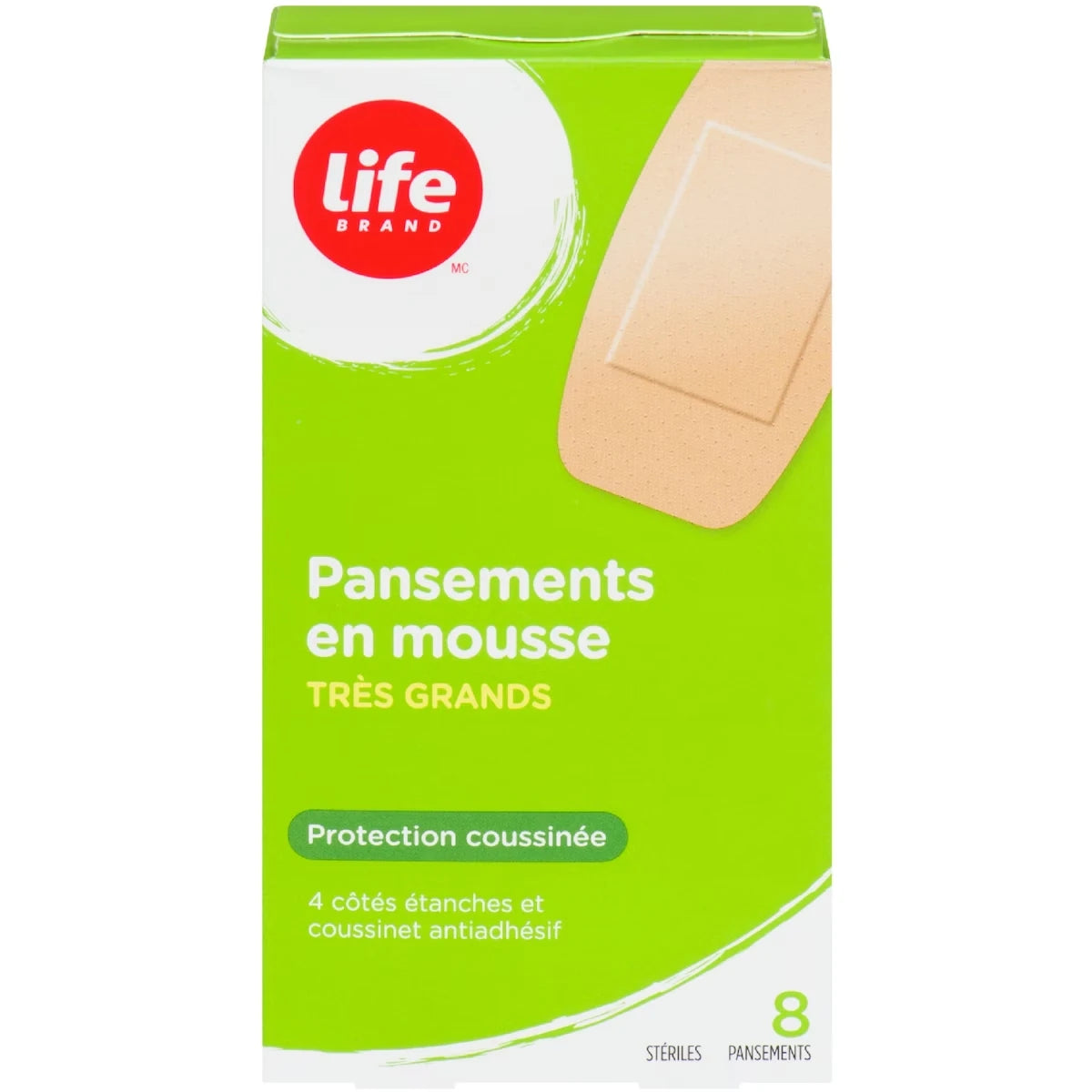 Pansements en mousse TRES GRANDS