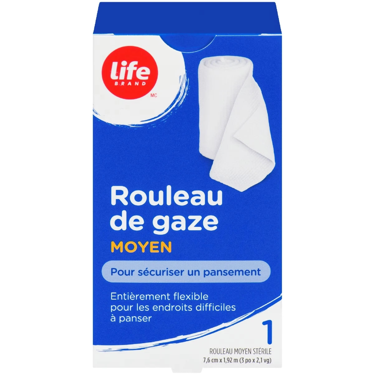 Rouleau de gaze MOYEN