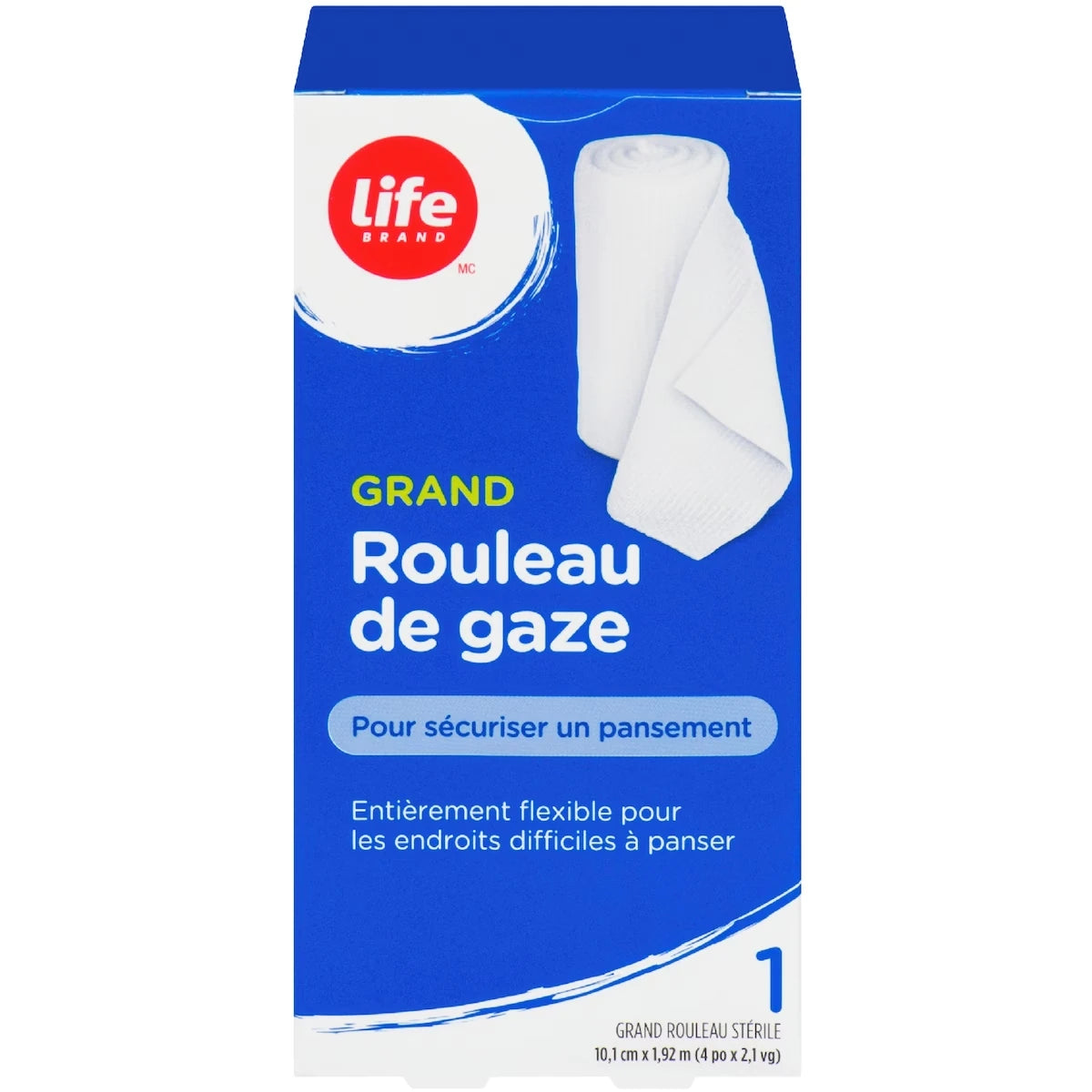 GRAND Rouleau de gaze
