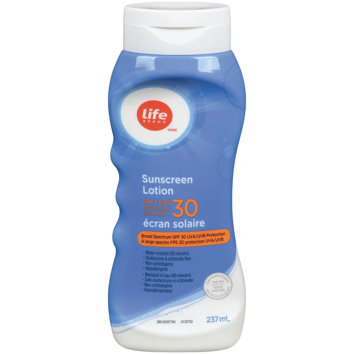 lotion écran solaire à FSP30