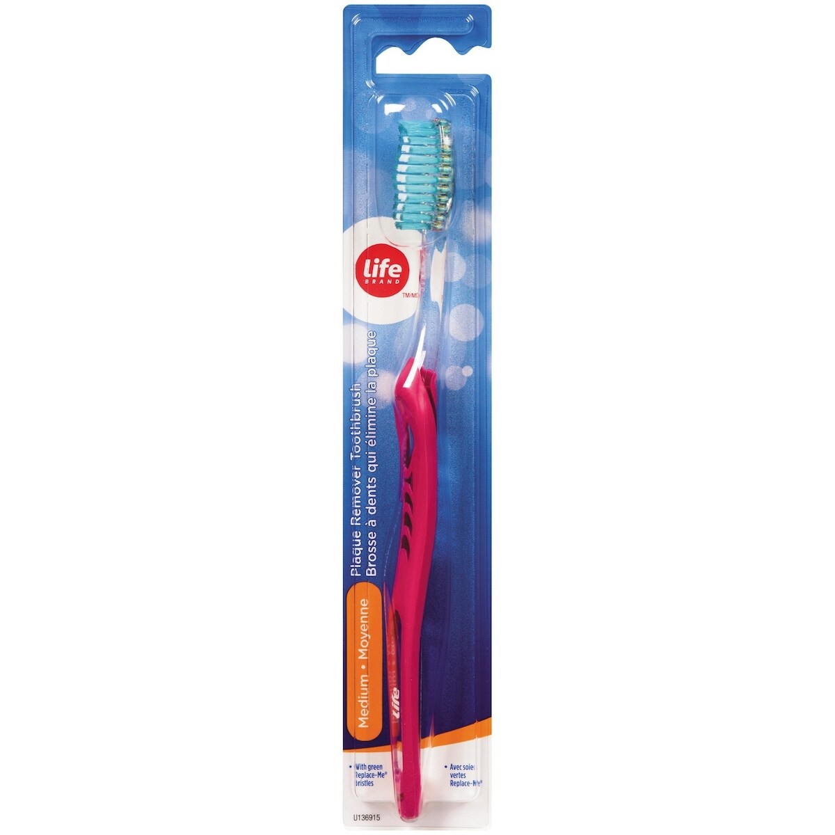 Brosse à dents élimination de la plaque Moyenne