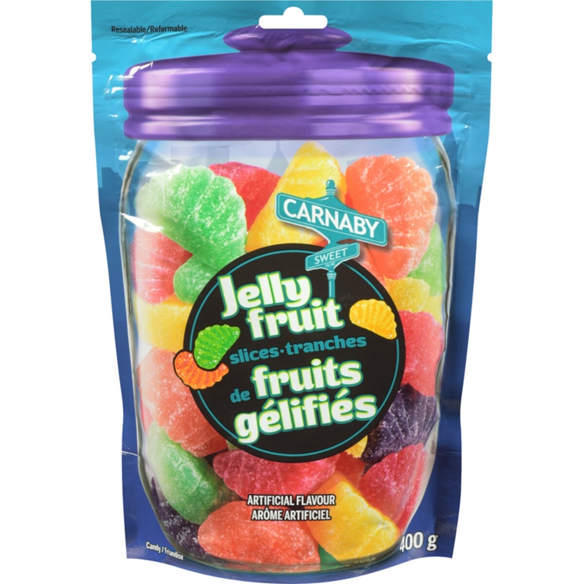 Tranches de fruits gélifiés