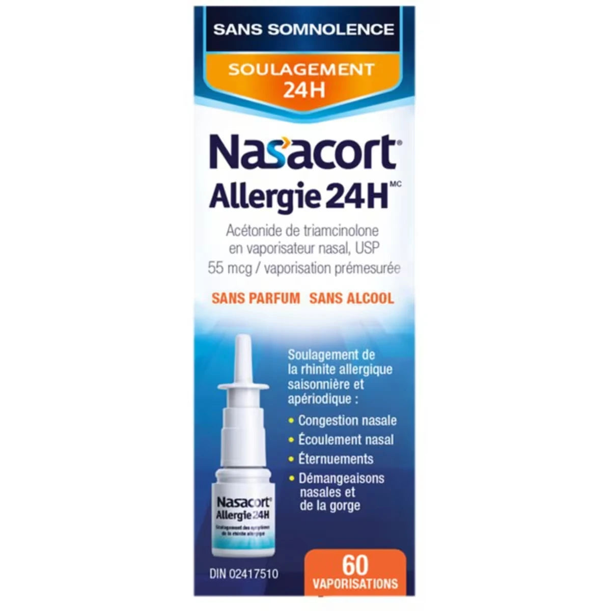 Allergie 24H 60Vaporisations 55mcg