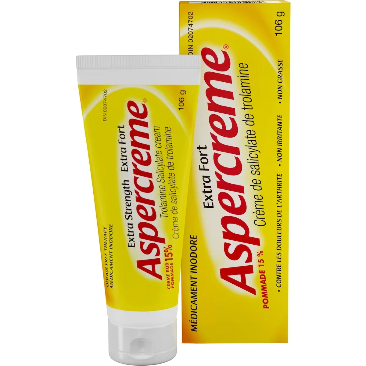 Crème anti-arthrite extra forte, 106 g, soulage temporairement les maux et les douleurs dues aux maux de dos, aux lombaires, aux tensions musculaires, aux entorses, aux contusions et à l'arthrite ou aux rhumatismes