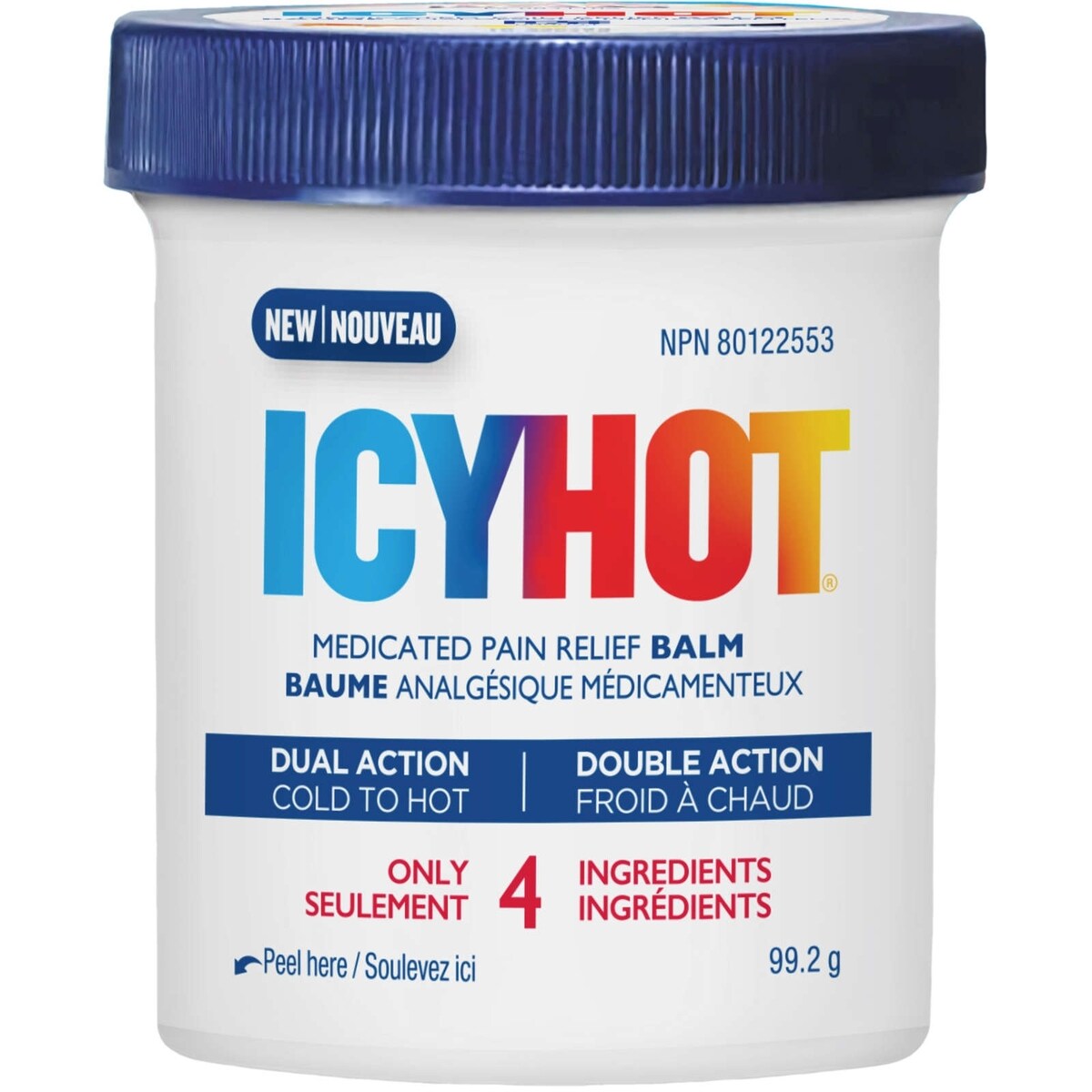 Baume analgésique médicamenteux, soulage les douleurs mineures des muscles et des articulations associées à l'arthrite, aux maux de dos, aux entorses et aux foulures, menthol 7.6%, salicylate de méthyle 29%, pot de 99,2 g