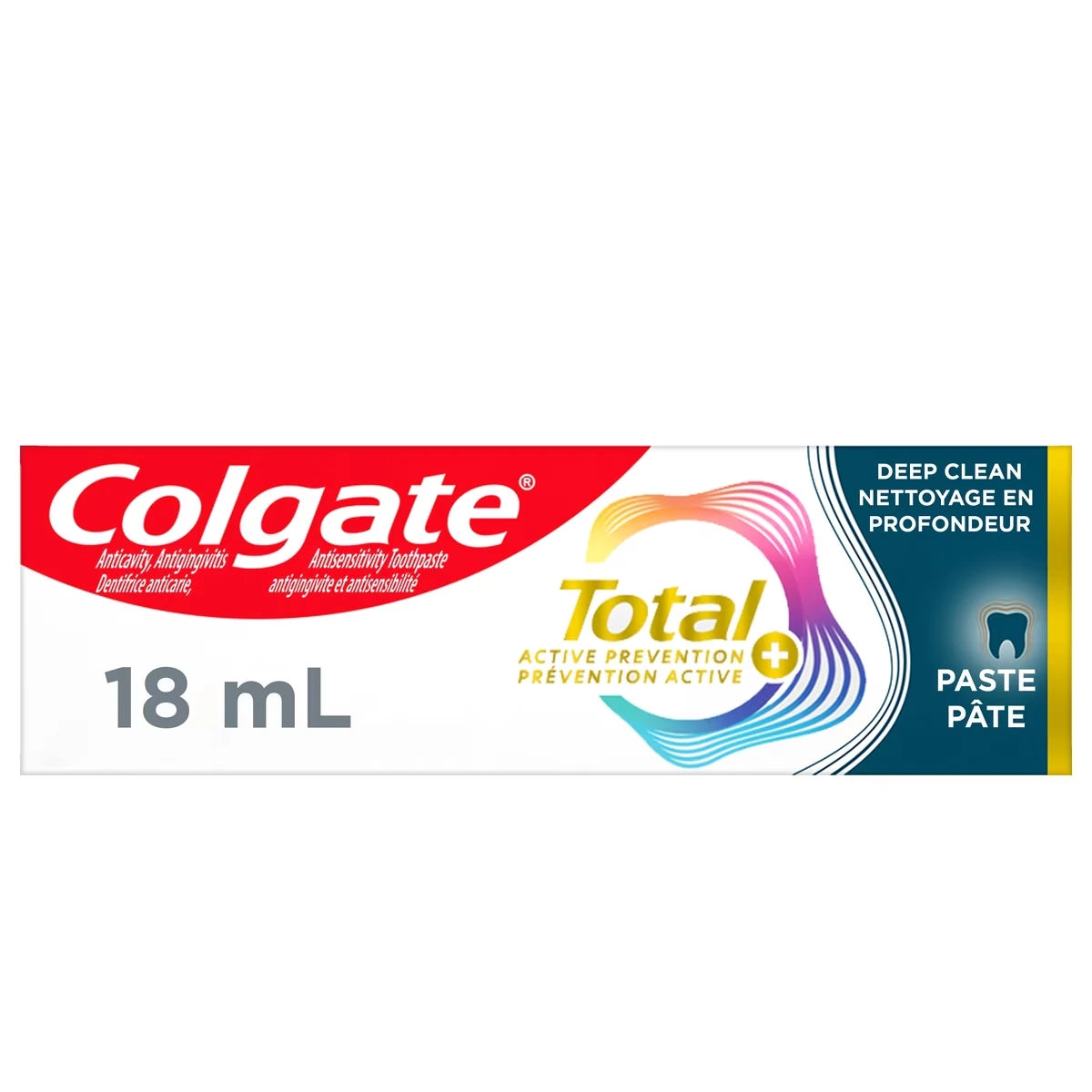 Total Prevention Active Plus Dentifrice Nettoyage en Profondeur, Menthe