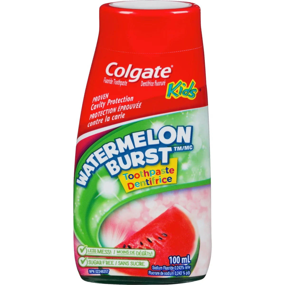 Dentifrice et rince-bouche 2 en 1 pour enfants en gel liquide Watermelon Burst, 100 mL