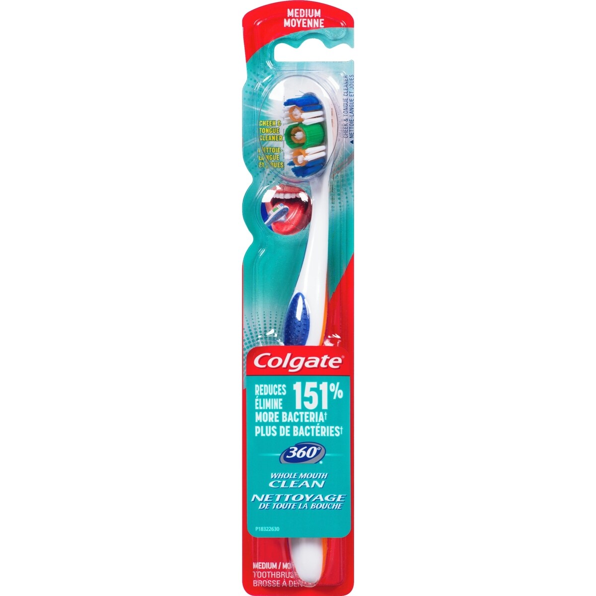 Brosse à dents moyenne 360