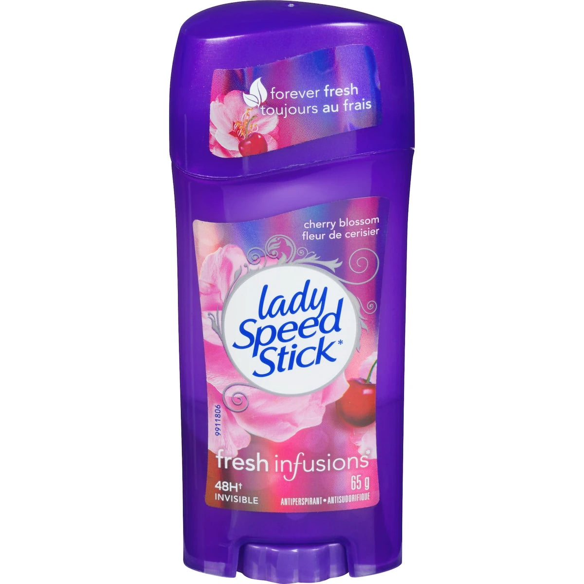 Antisudorifique/désodorisant Fresh Infusions Fleur de cerisier, en bâton invisible