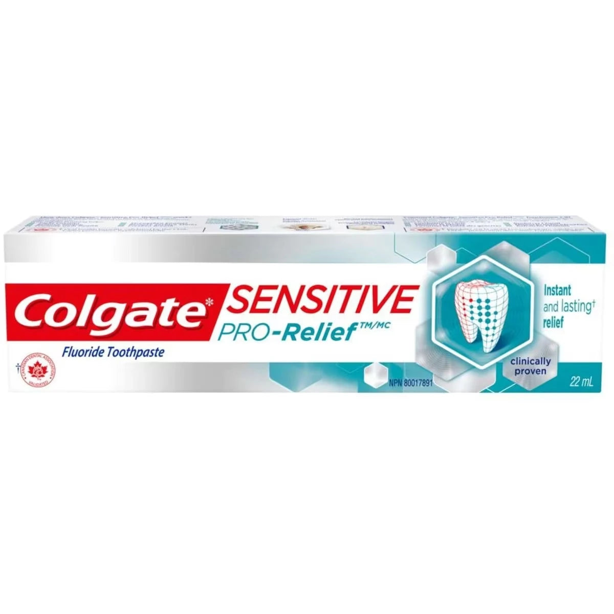 Dentifrice Sensitive ProRelief  Formule en pâte (22mL, paquet de 1)