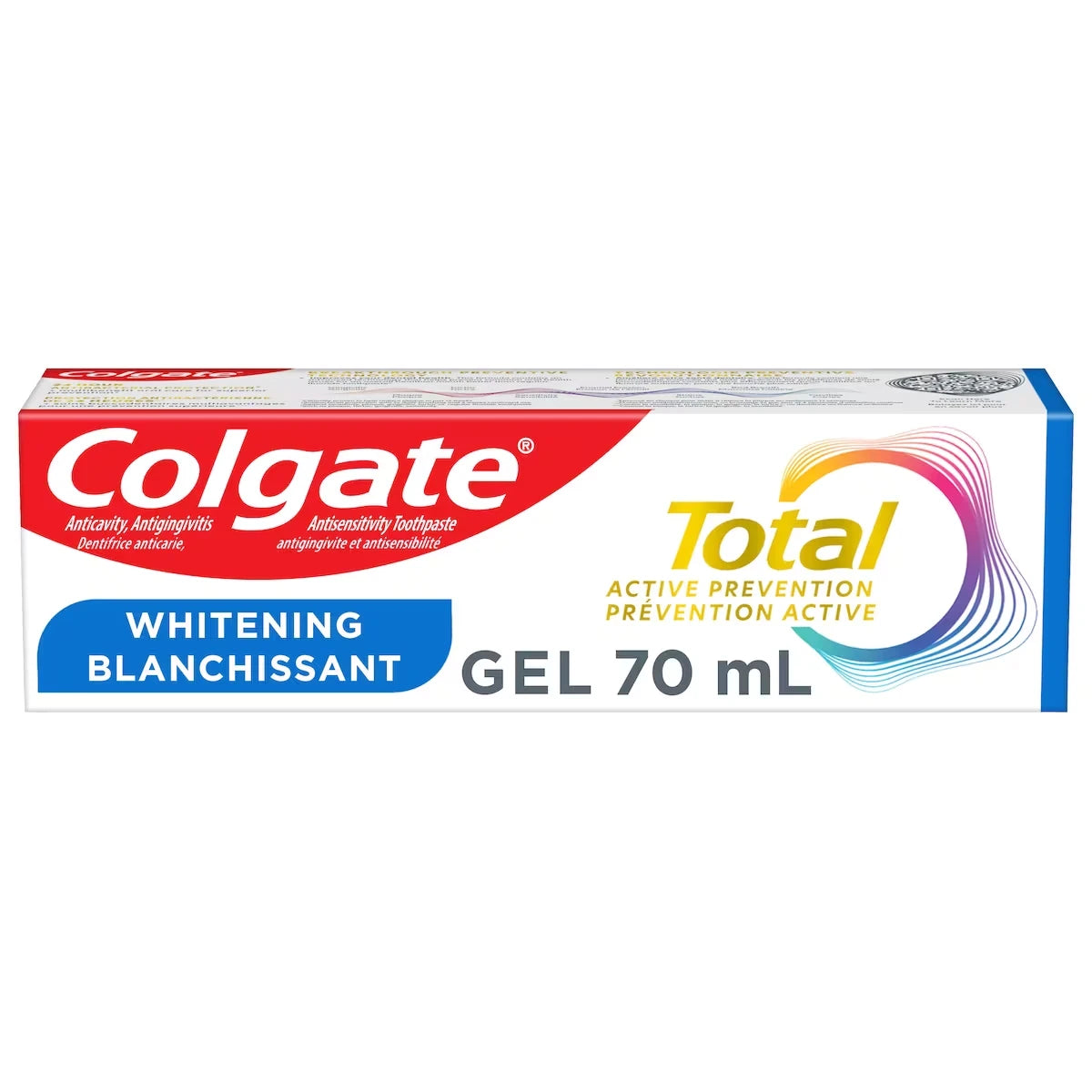 Total Prevention Active Gel Dentifrice Blanchissant, Menthe