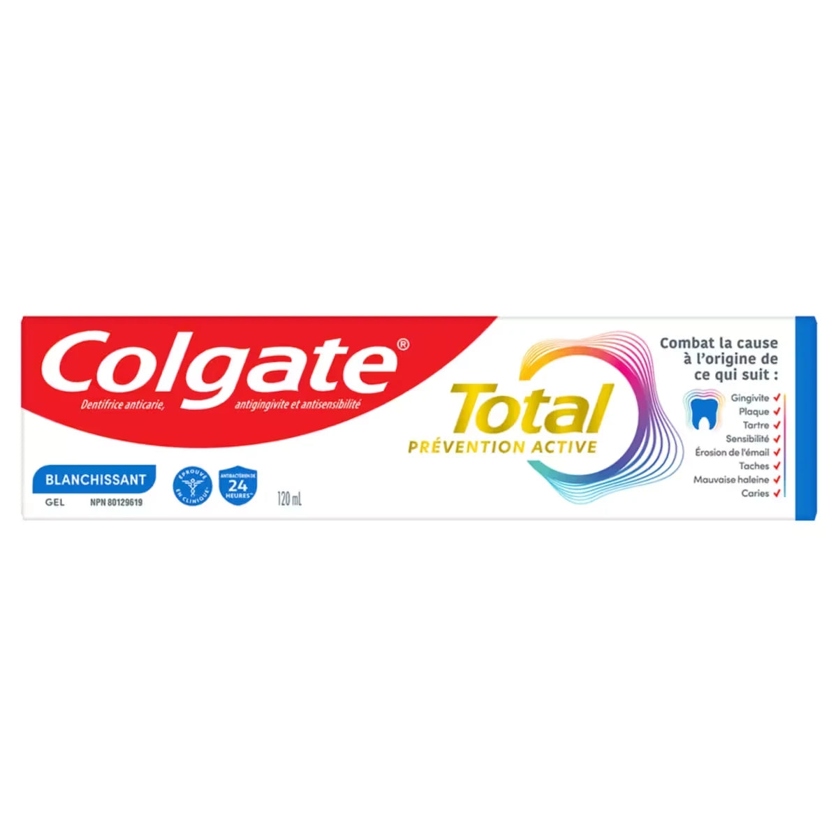 Total Prevention Active Gel Dentifrice Blanchissant, Menthe