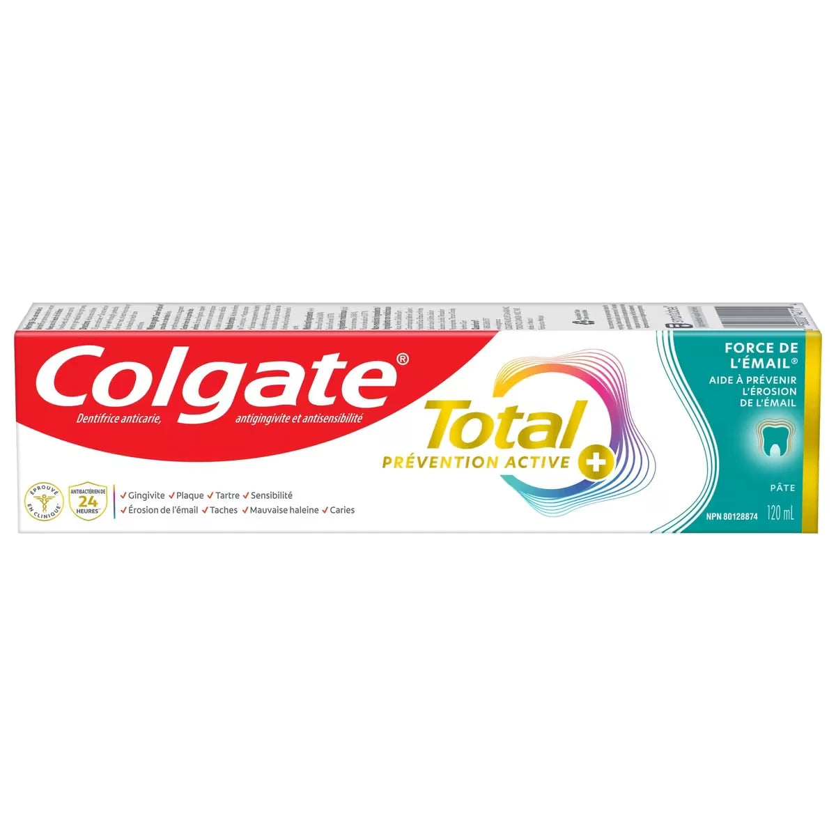 Total Prevention Active Plus Dentifrice Émail, Menthe