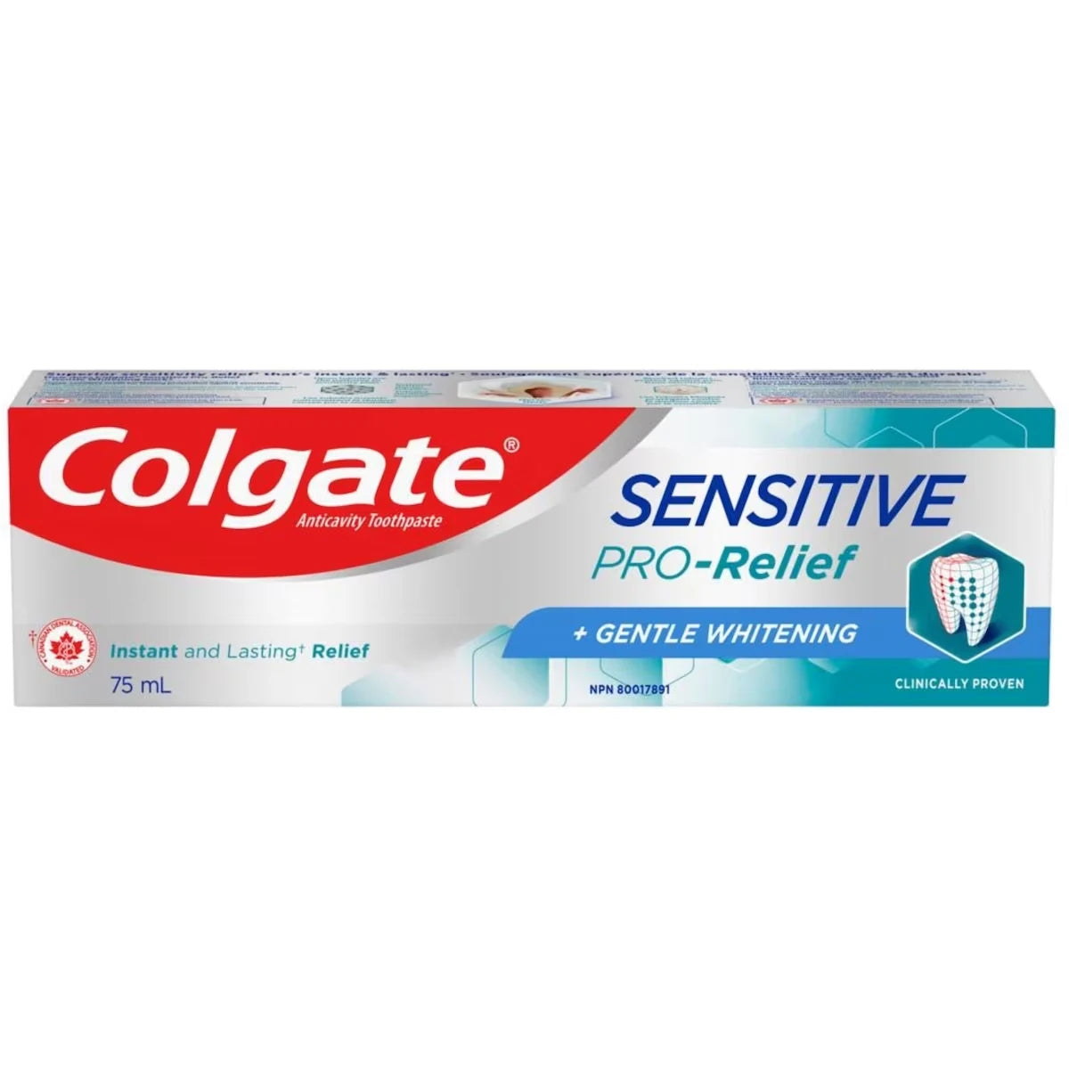Dentifrice Sensitive Pro-Relief + Blanchissant doux - Formule en pâte 75 mL