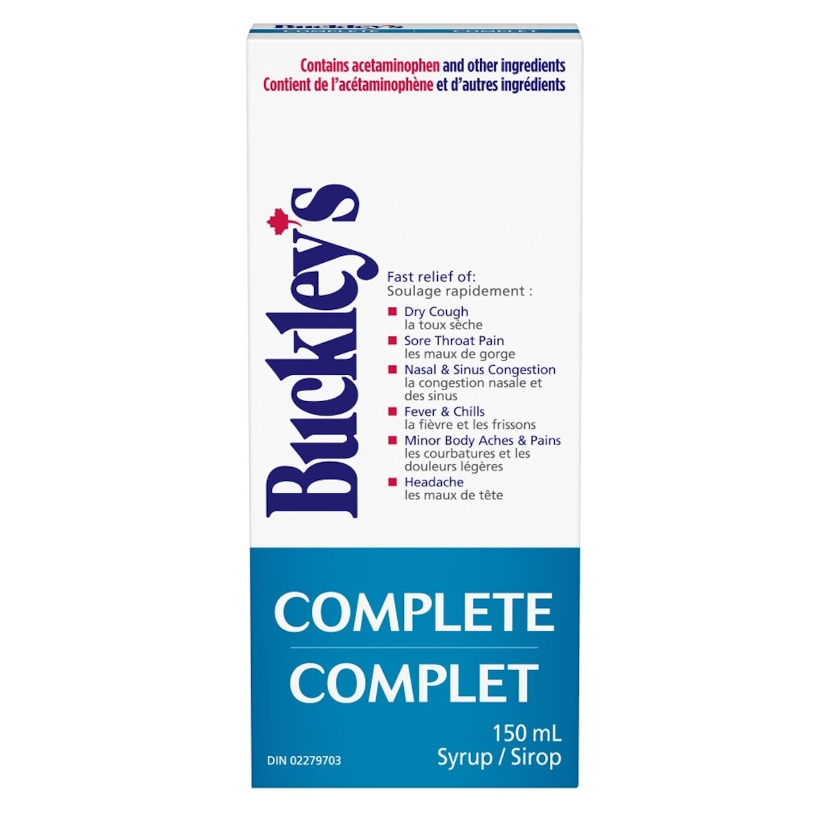SIROP BUCKLEY'S Complet