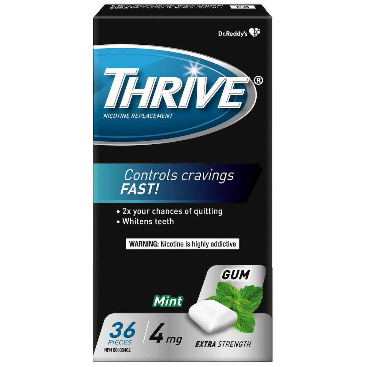Gomme 4mg, Menthe