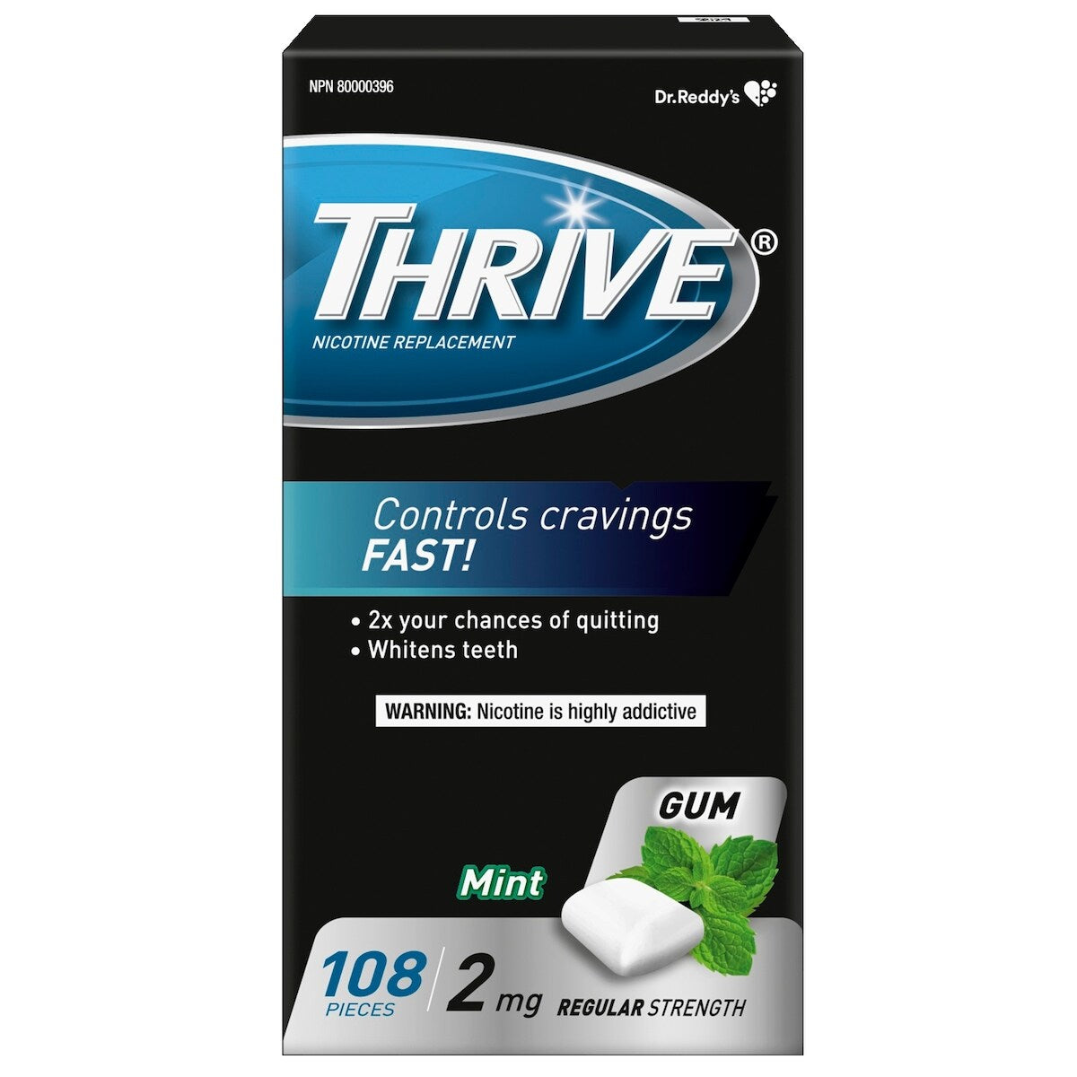 Gomme 2mg, Menthe