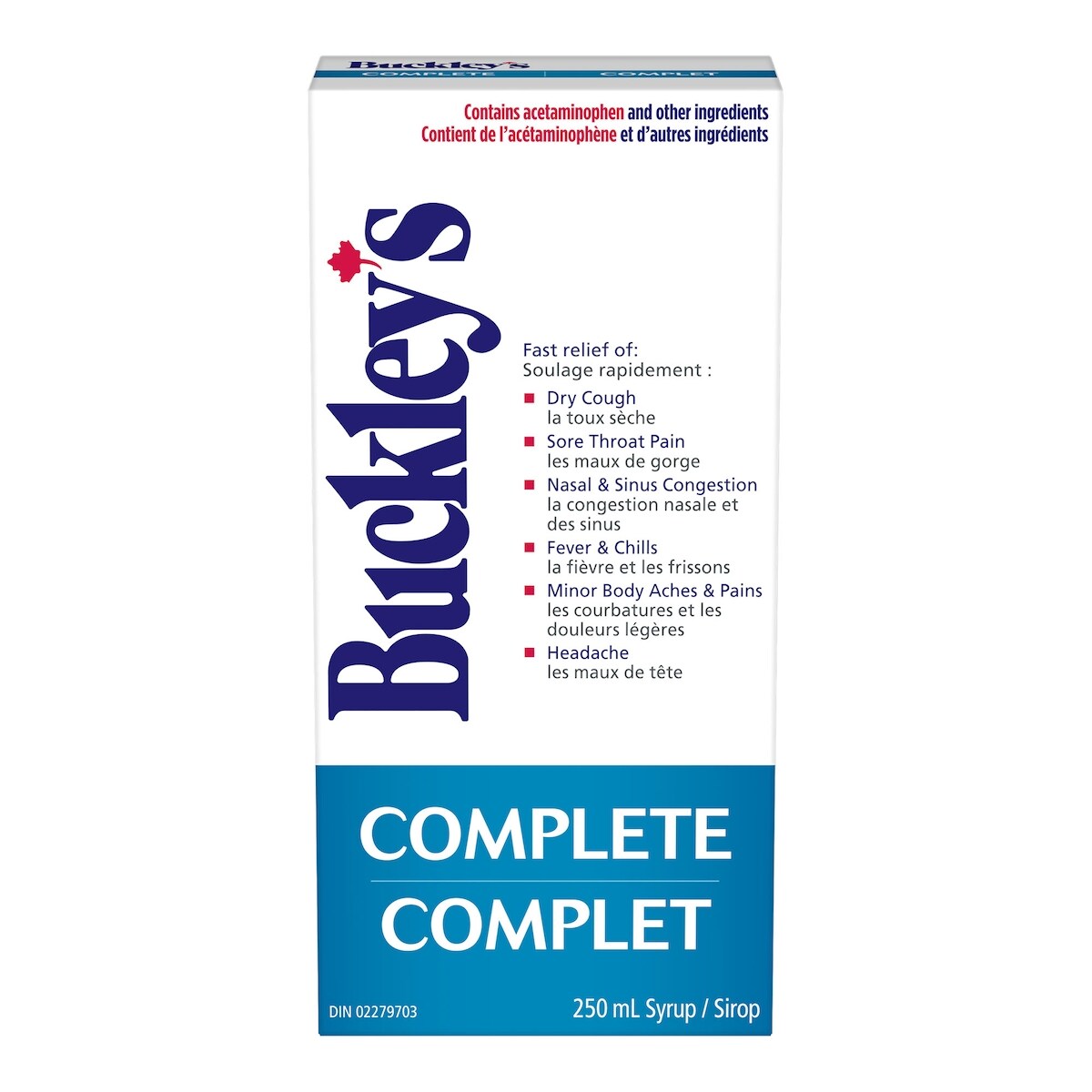 SIROP BUCKLEY'S Complet