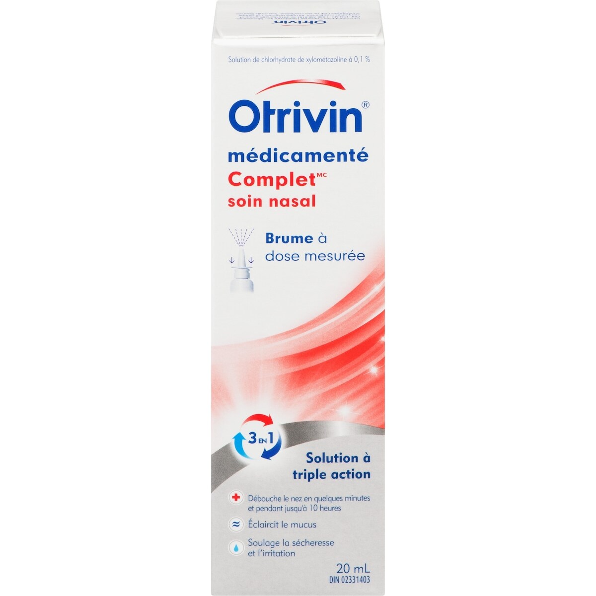 Vaporisateur nasal Complet Soulagement du rhume et des allergies