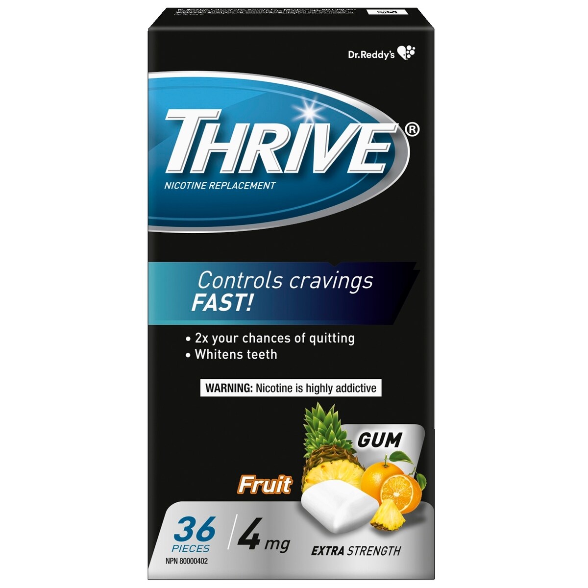 Gomme 4mg, Fruits