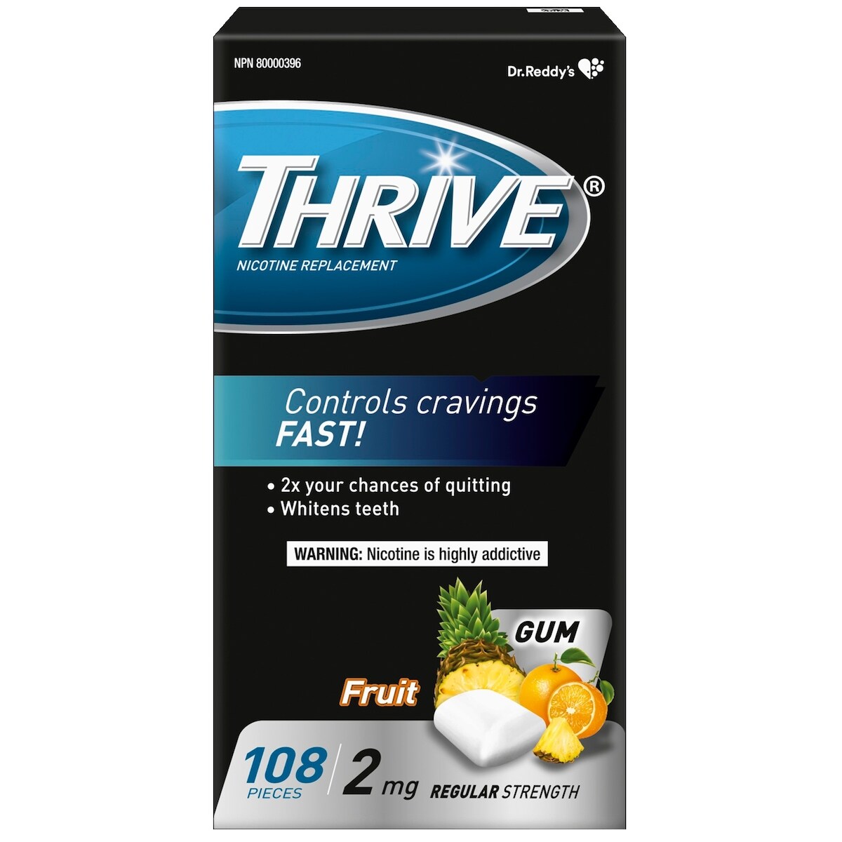 Gomme 2mg, Fruits