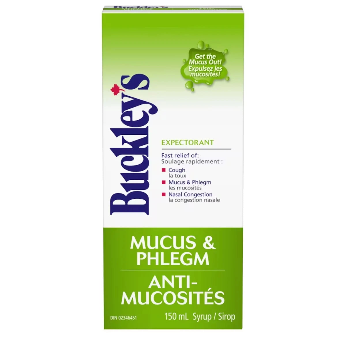 SIROP BUCKLEY'S Expectorant toux anti-mucosités
