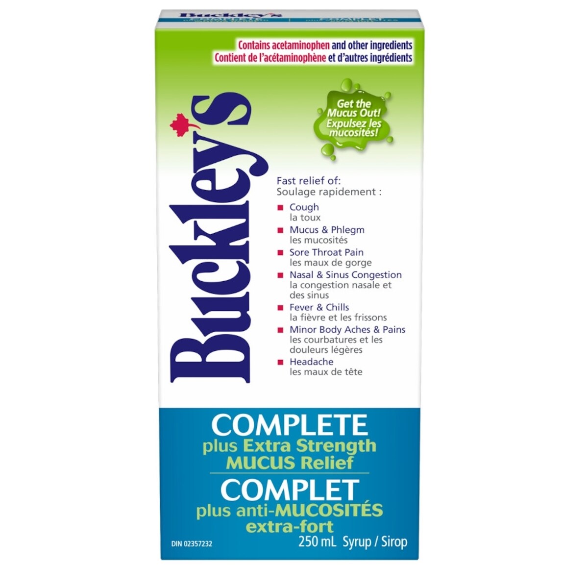 SIROP BUCKLEY'S Complet anti-mucosités