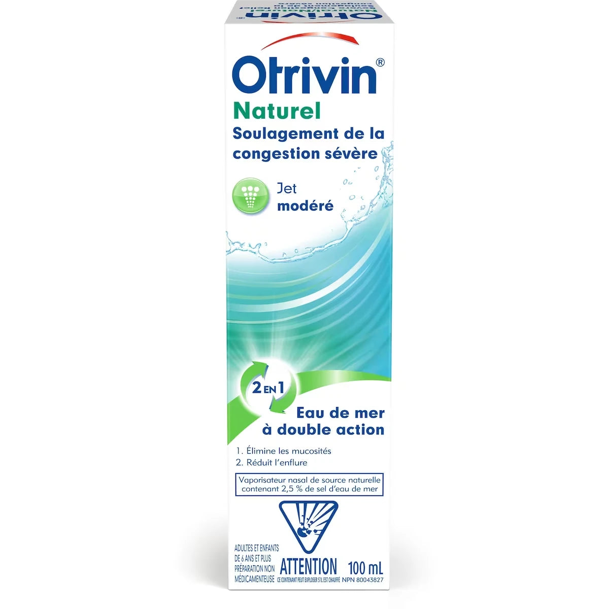 SALINE d'OTRIVIN Hypertonique Jet Puissant