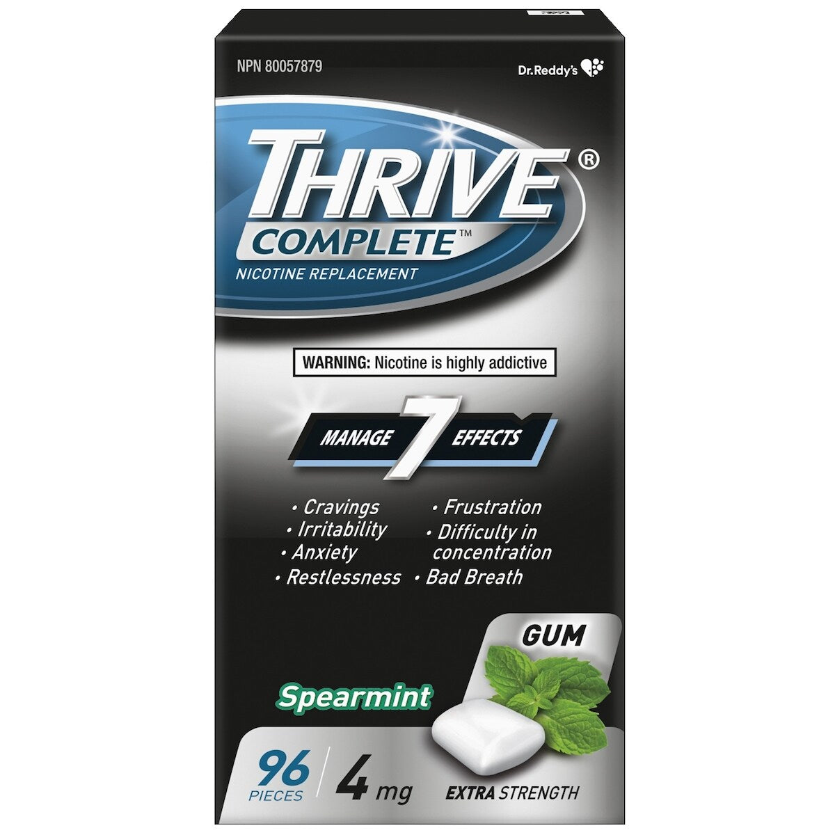 Complete 4mg, Gomme, Menthe Verte