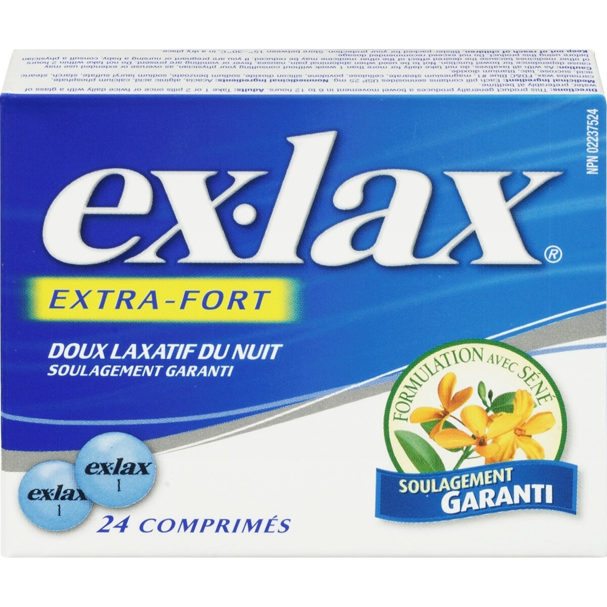 EX-LAX Extra fort comprimes