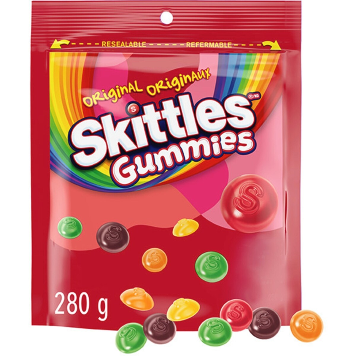 Originaux, bonbons gélifiés, sac de format à partager
