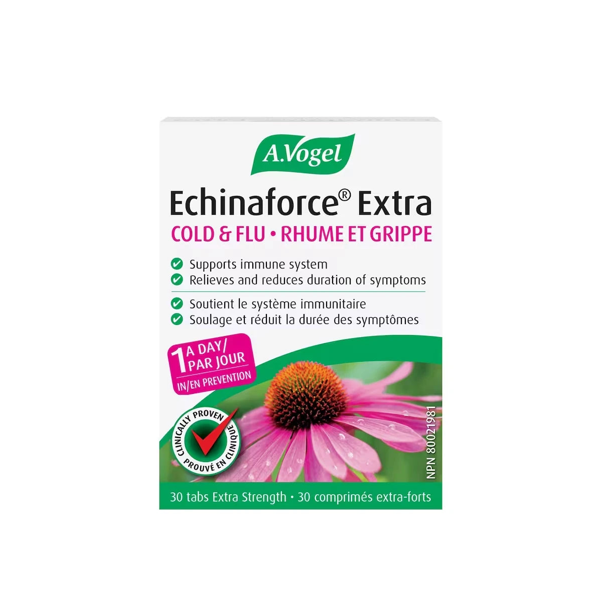 Echinaforce Extra Soutien Immunitaire - Rhume et la grippe
