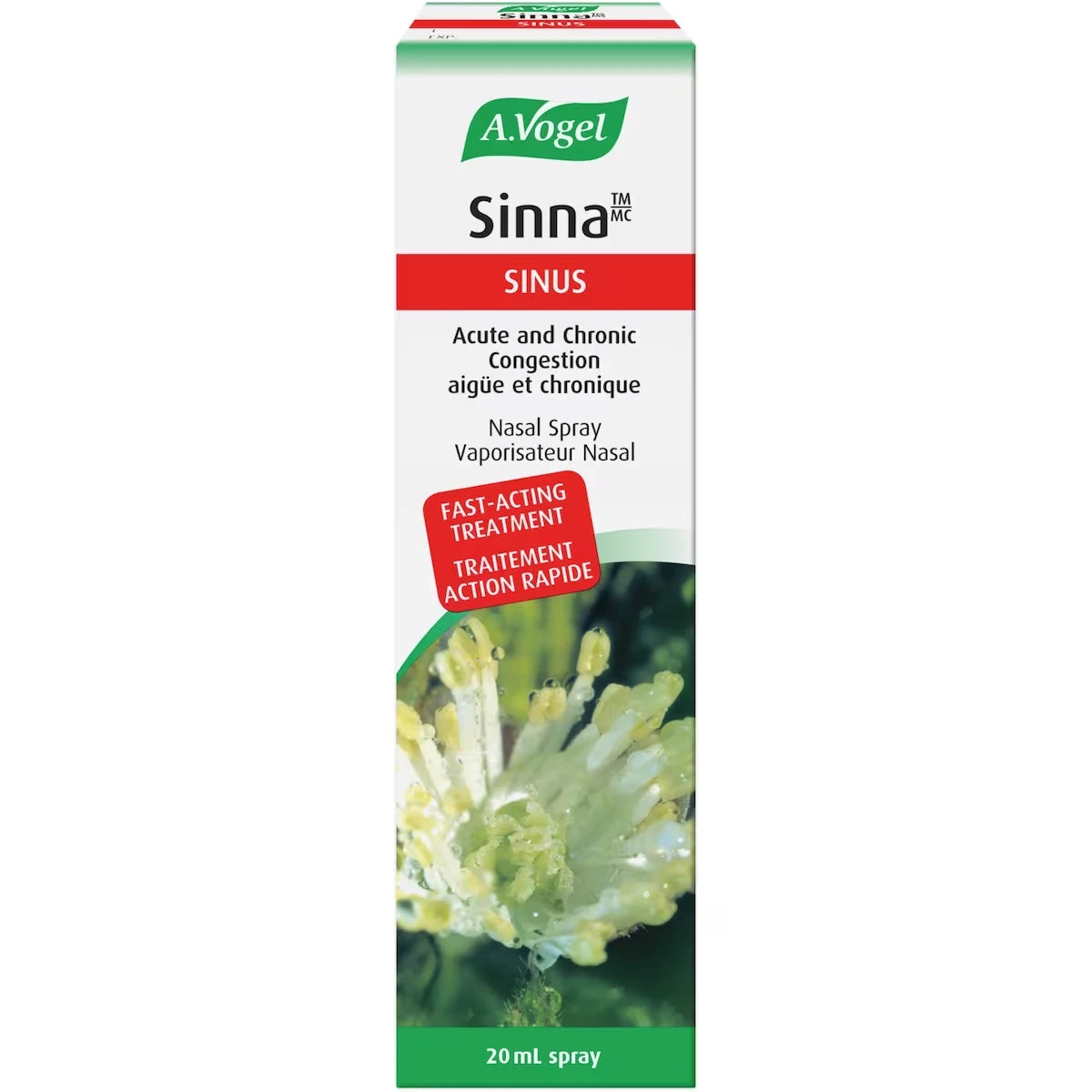 Sinna Vaporisateur nasal - Congestion des sinus et nez bouché