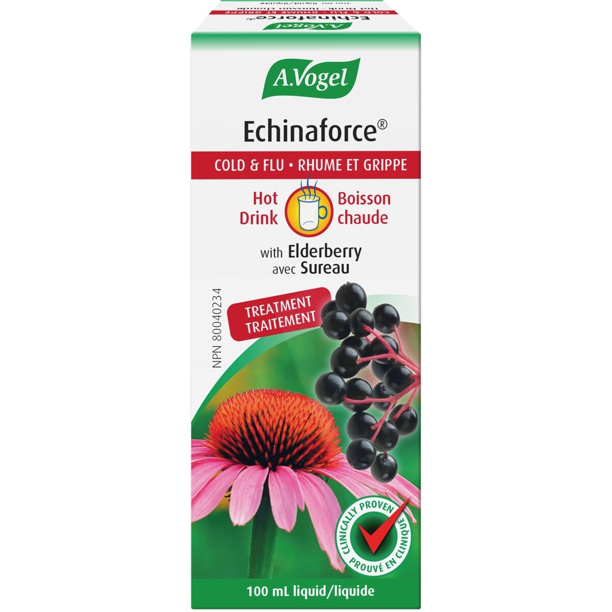 Echinaforce Boisson Chaude Soutien Immunitaire - Rhume et la grippe