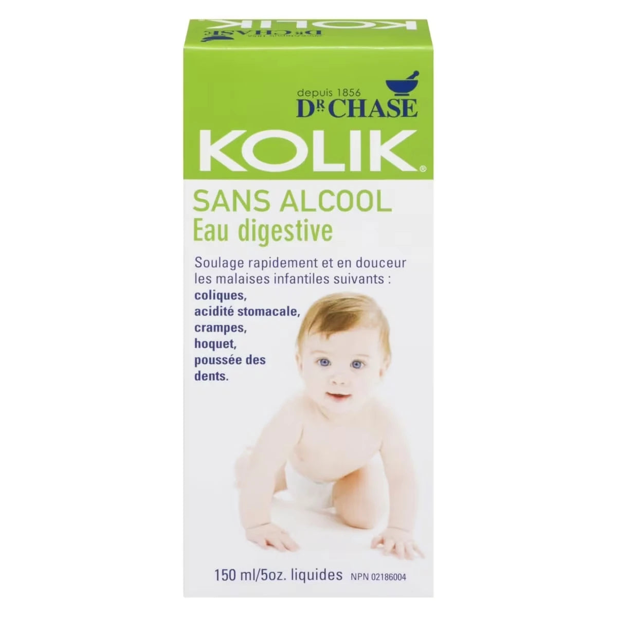 Eau digestive, sans alcool