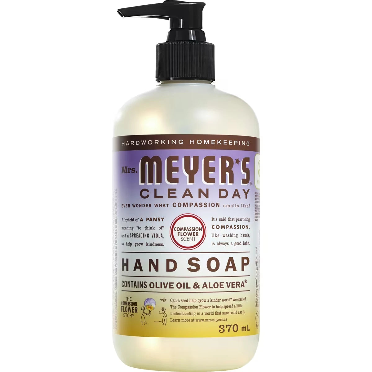 Savon liquide pour les mains Clean Day, parfum de main Compassion Flower