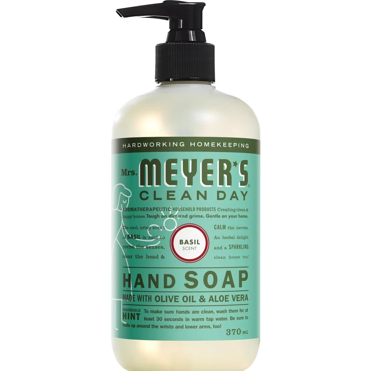 Savon liquide pour les mains au basilic Mrs. Meyer’s