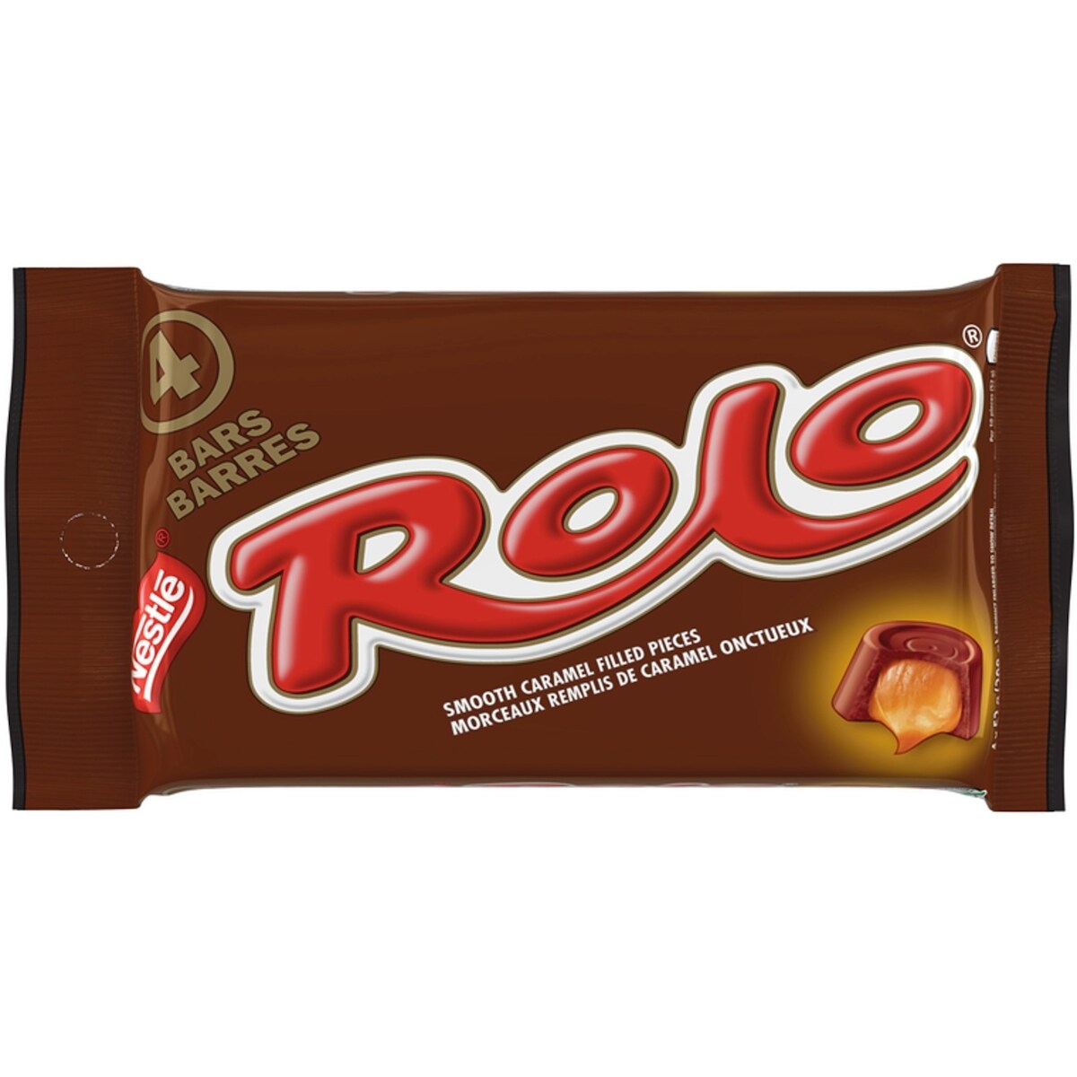 Morceaux ROLO remplis de caramel onctueux