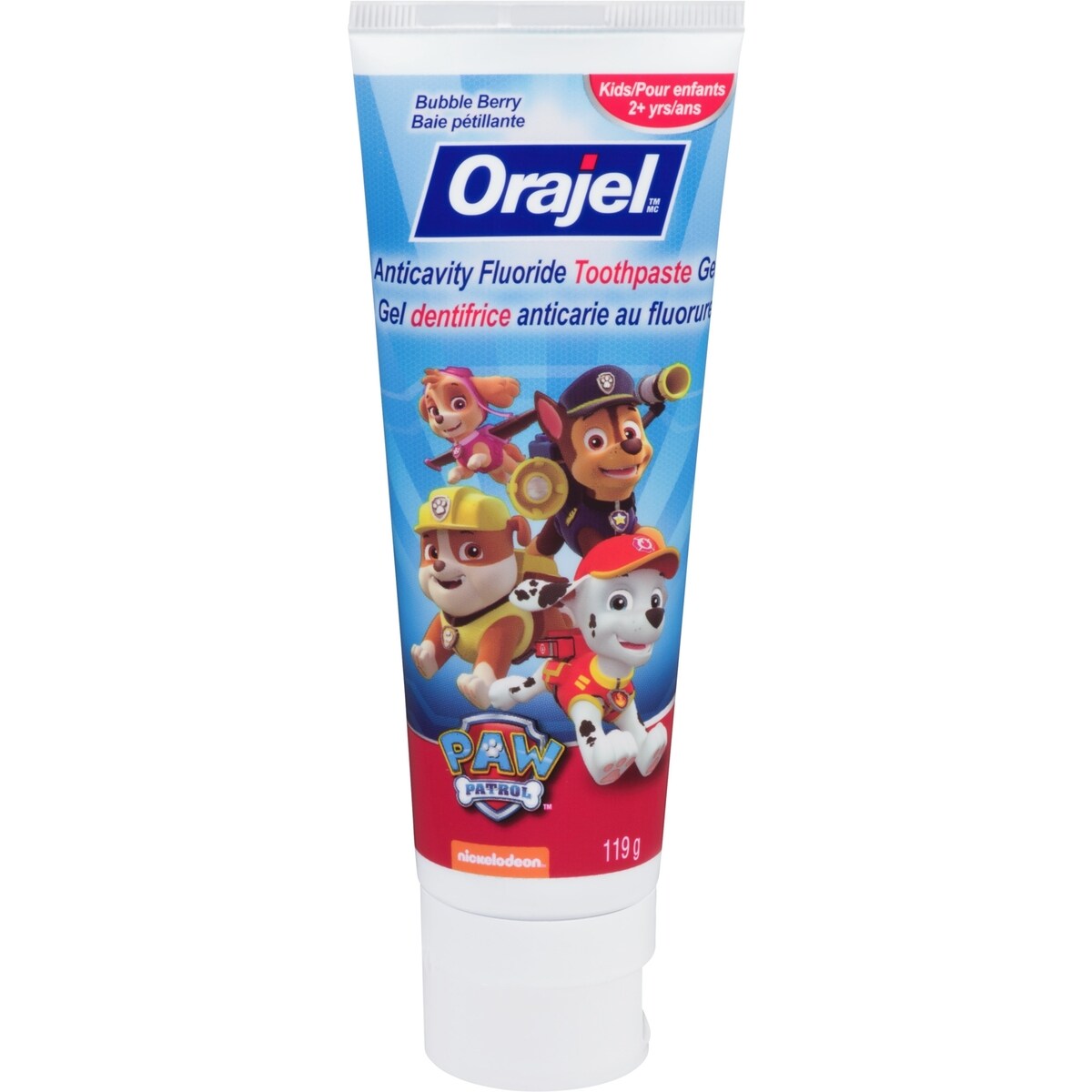 Dentifrice anticarie au fluorure Paw Patrol Enfants