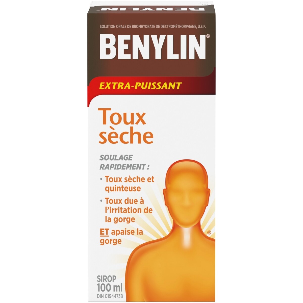 Sirop pour la toux sèche, extra-puissant