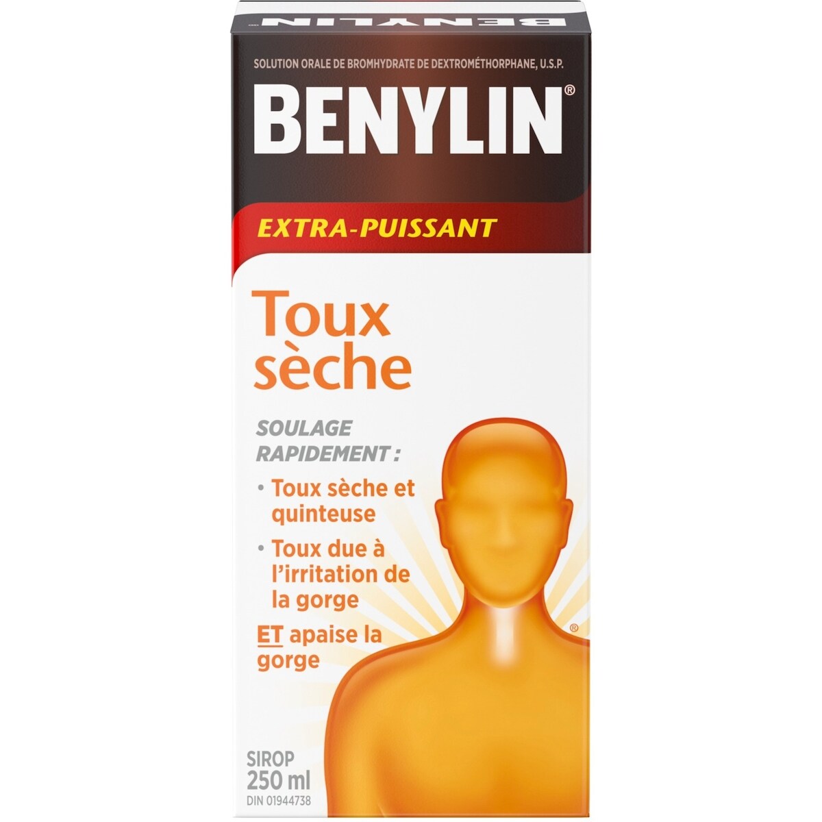 Sirop pour la toux sèche, extra-puissant
