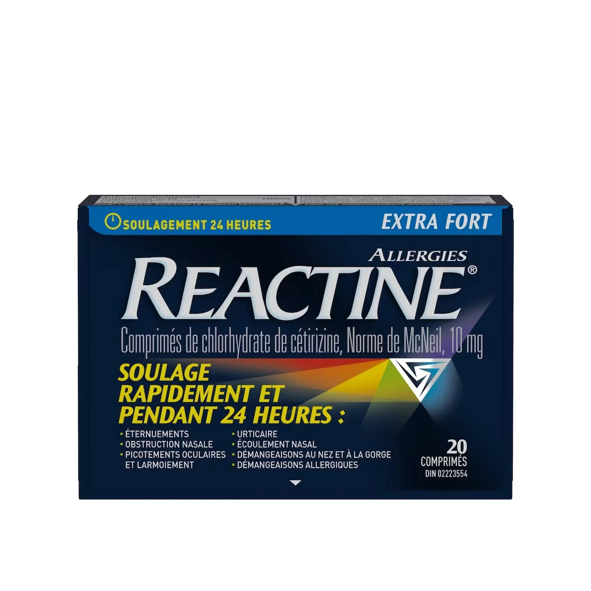 Extra fort, Soulagement 24 h, comprimés à 10 mg