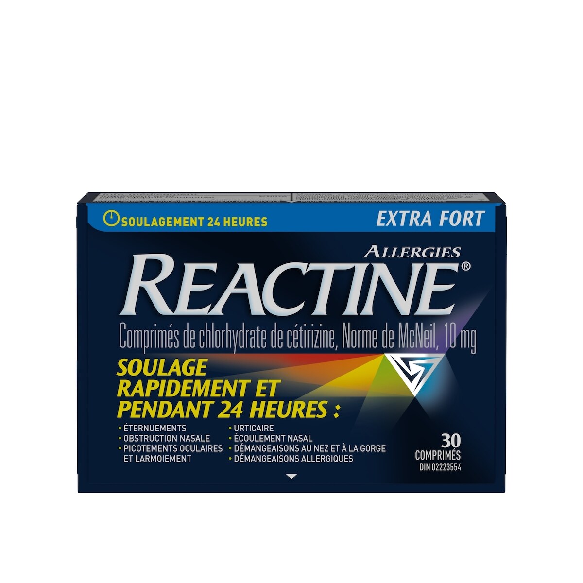 Extra fort, Soulagement 24 h, comprimés à 10 mg