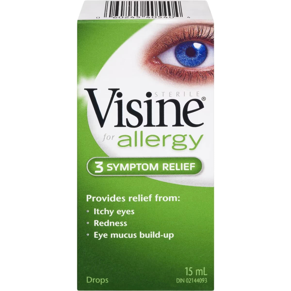 Soulagement saisonnier, Gouttes ophtalmiques pour les allergies