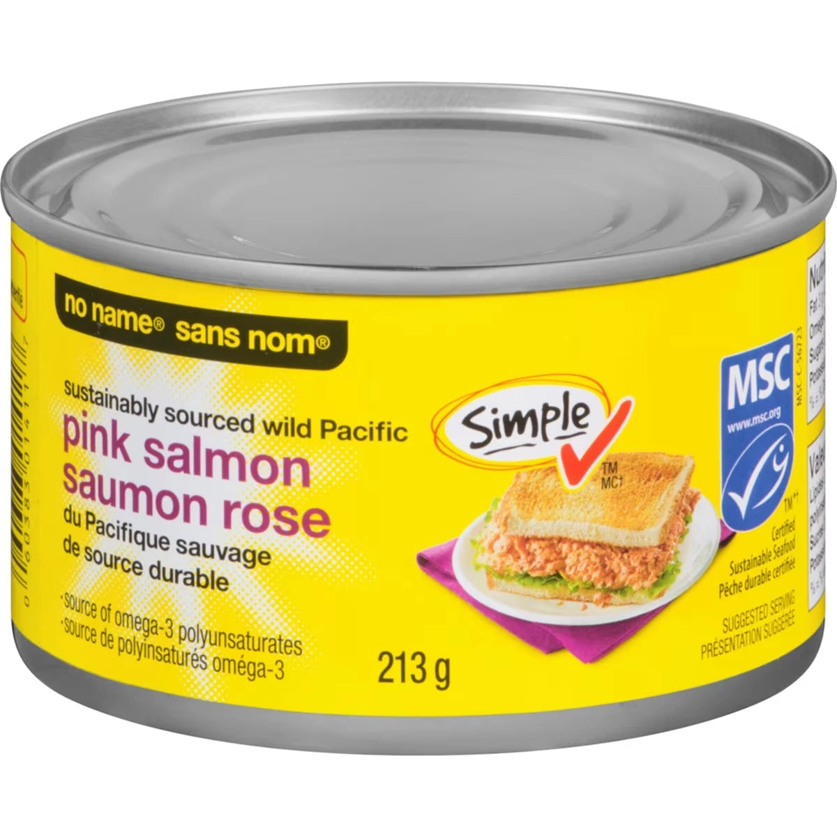 Saumon rose du Pacifique sauvage de source durable