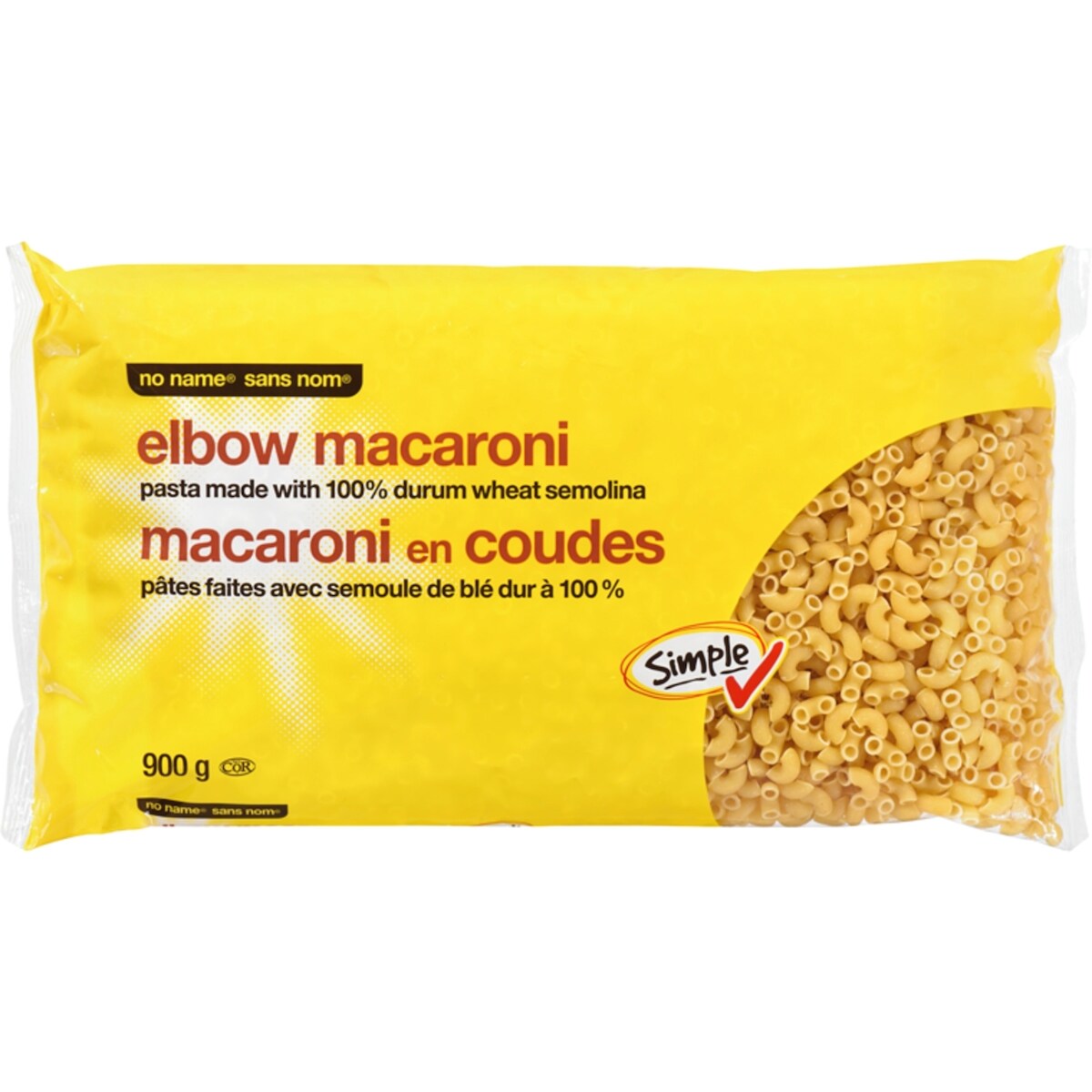 Pâtes macaroni en coudes