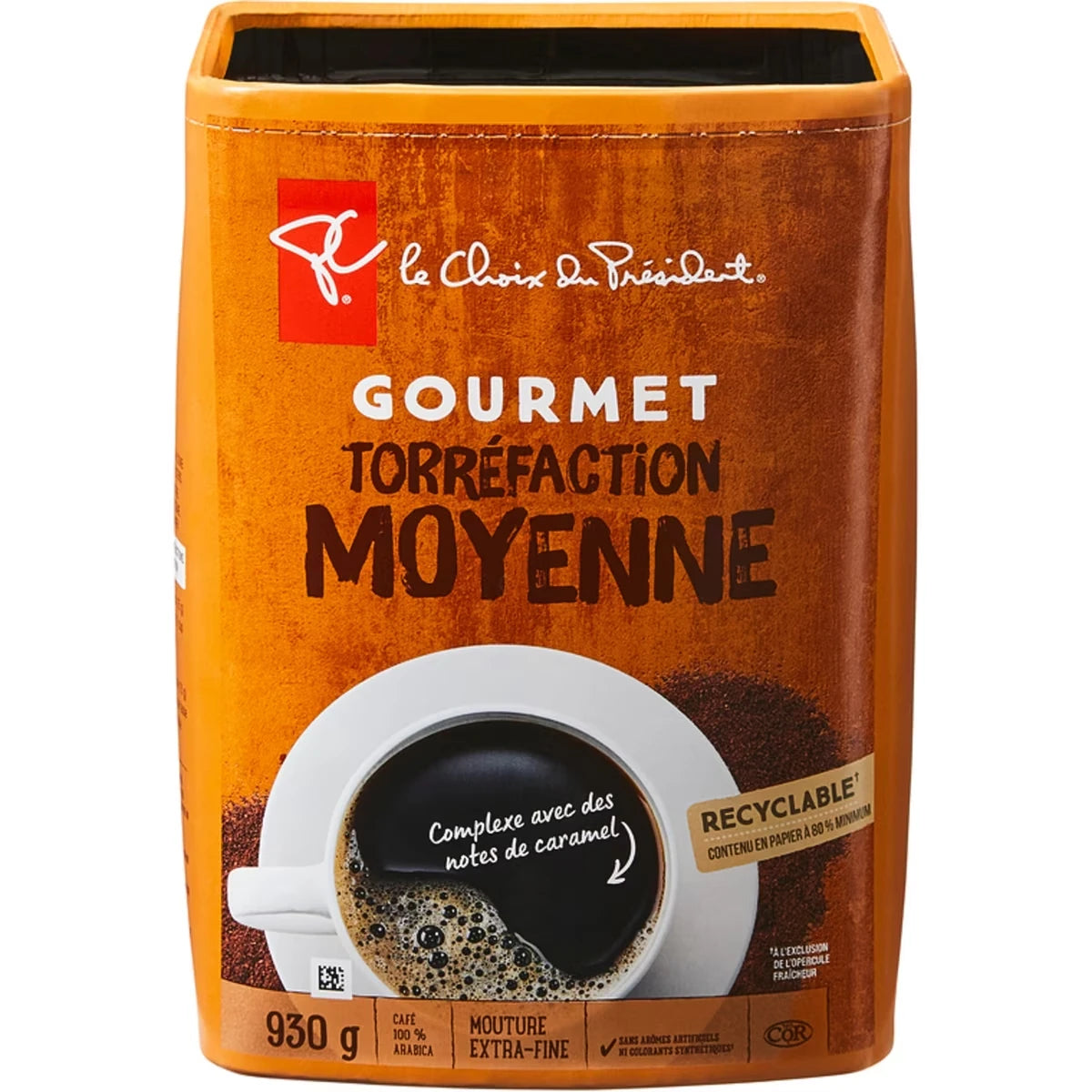 Café de torréfaction moyenne et à mouture extra-fine Gourmet