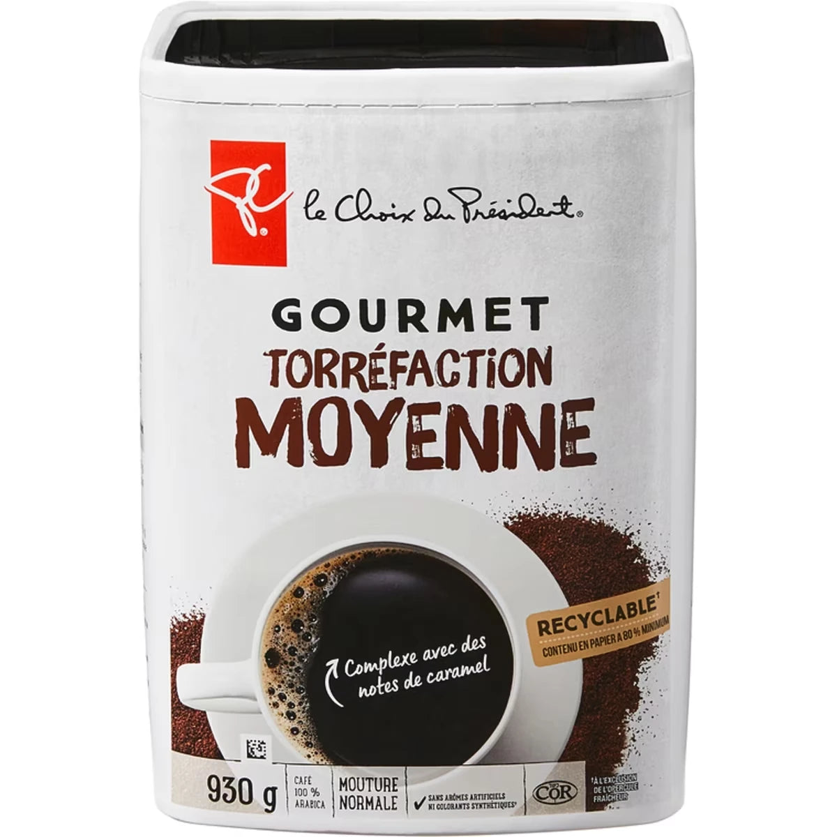 Café de torréfaction moyenne et à mouture régulière Gourmet