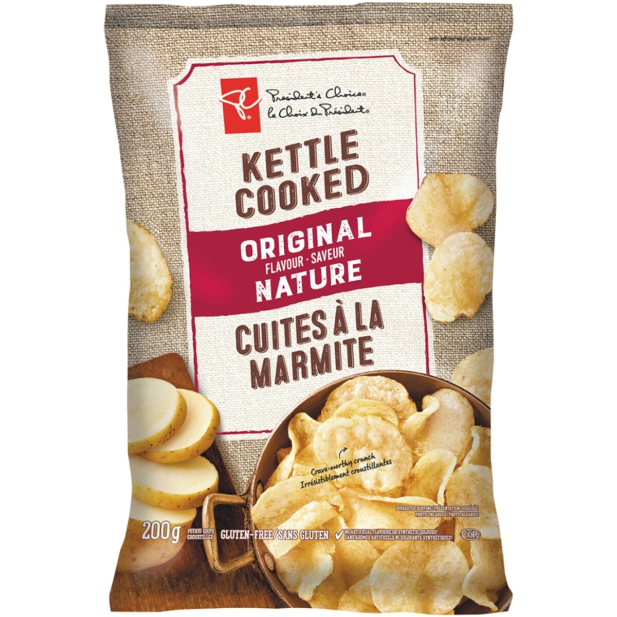 Croustilles cuites à la marmite originales