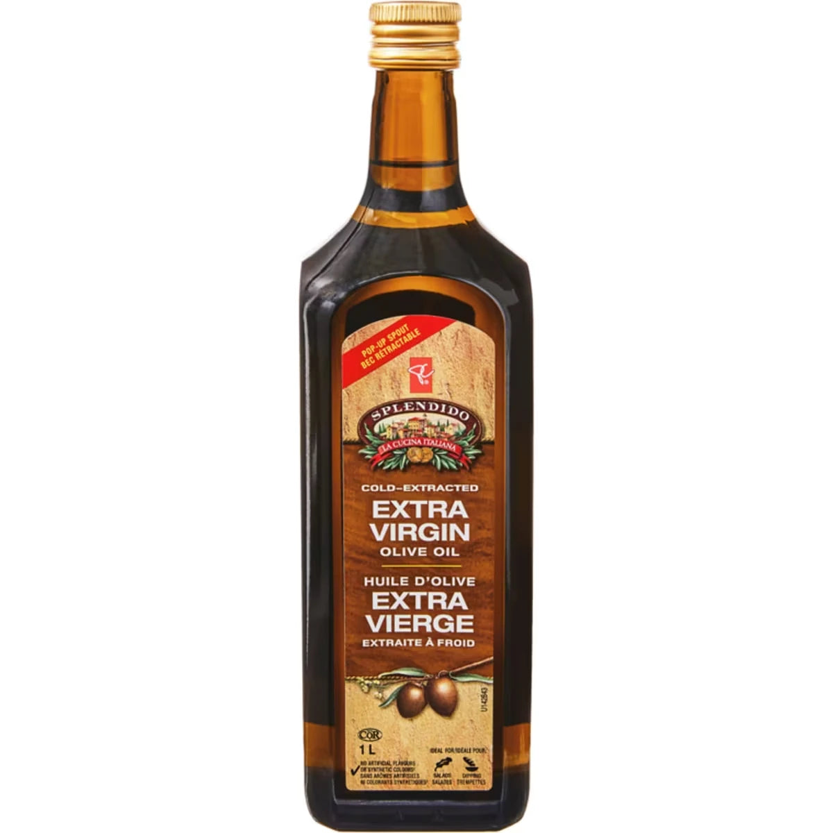Huile d’olive extra-vierge extraite à froid